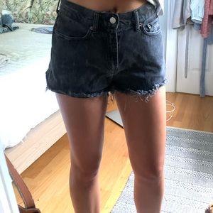 BDG BLACK DENIM SHORTS